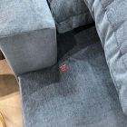 Open Box: Harmony Modular Right-Arm 2 Seater Sofa - Performance Velvet Sand