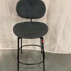 Open Box: Flynn Counter Stool (26") - Performance Velvet Slate, Dark Bronze