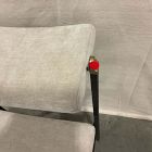 Open Box: Freeman Pivot Dining Chair - Performance Distressed Velvet Sand, Textured Antique Bronze