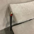 Open Box: Freeman Pivot Dining Chair - Performance Distressed Velvet Sand, Textured Antique Bronze