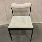 Open Box: Freeman Pivot Dining Chair - Performance Distressed Velvet Sand, Textured Antique Bronze