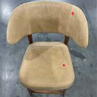 Open Box: Hyde Leather Counter Stool (26") - Ludlow Leather Cumin, Cool Walnut