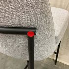 Open Box: Jack Metal Frame Counter Stool (26") - Performance Chenille Tweed Frost Gray, Dark Bronze