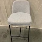 Open Box: Jack Metal Frame Counter Stool (26") - Performance Chenille Tweed Frost Gray, Dark Bronze