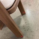 Open Box: Monet Outdoor Dining Armchair - Alessi Linen, Toasted Brown