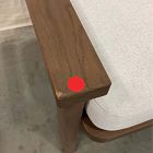 Open Box: Monet Outdoor Dining Armchair - Alessi Linen, Toasted Brown