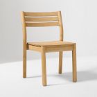 Mara Vista Outdoor Stacking Side Dining Chairs (Set of 2)