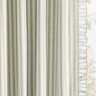 Pink Chicken Ruffle Stripe Blackout Curtain