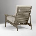 Mid-Century Outdoor High-Back Lounge Chair
