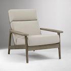 Mid-Century Outdoor High-Back Lounge Chair