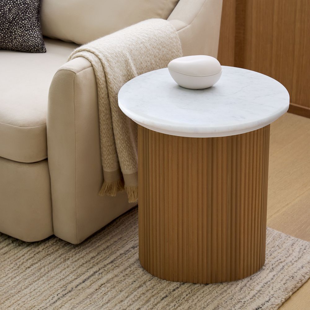 Ellington Marble Side Table (20") by West Elm