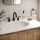 Carved Pattern Single Bathroom Vanity (36")