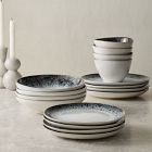 Reactive Glaze Stoneware Dinnerware (Set of 16)