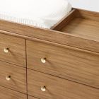 Sprig 6-Drawer Wide Dresser with Removable Topper (58")