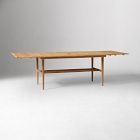 Baycrest Outdoor Teak Extendable Dining Table (84"&ndash;100") &amp; Benches (46") Set