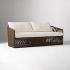 Oceana Outdoor Swivel Chair, Sofa &amp; Pebble Coffee Table Set