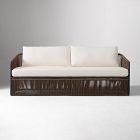 Oceana Outdoor Swivel Chair, Sofa &amp; Pebble Coffee Table Set