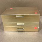 Open Box: Mid-Century Champagne Lacquer Jewelry Box, Grand (7.25"H)