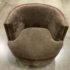 Open Box: Rowland Swivel Chair - Performance Modern Chenille Espresso