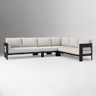 Caldera Aluminum Outdoor 4-Piece L-Shaped Sectional (129")