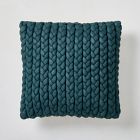 Braided Jersey Pillow Cover