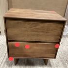 Open Box: Anton Solid Wood Nightstand (22") - Burnt Wax
