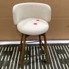 Open Box: Devon Counter Stool (26") - Performance Basket Slub Sand, Toasted Oak