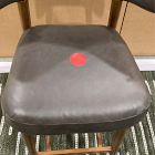 Open Box: Hyde Counter Stool (26") - Saddle Leather Slate, Cool Walnut