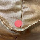 Open Box: Modern Lounger, Small (28" Sq) - Vegan Leather Caramel