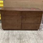 Open Box: Pierce &amp; Ward Burl Wood 6-Drawer Dresser (60") - Claro 