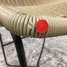 Open Box: Slope Indoor/Outdoor Counter Stool (25.25") - Natural, Antique Bronze