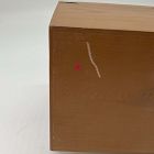 Open Box: Two-Tone Wood Jewelry Box, Double Drawer (7 x 7) - Blonde