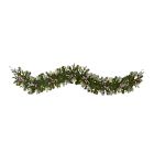Faux Snow Tipped Christmas Garland