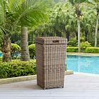 Bradenton Outdoor Wicker Trash Can