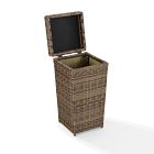 Bradenton Outdoor Wicker Trash Can