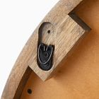 Brass &amp; Bone Rays Round Wall Mirror