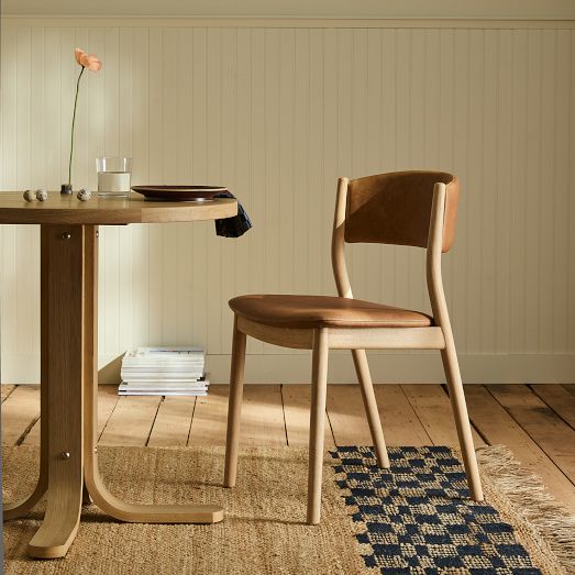 Marcus Samuelsson Leather Dining Chair | West Elm