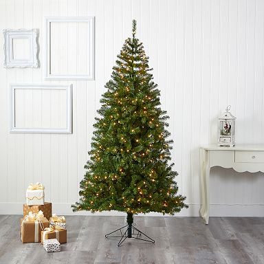 white christmas dresses Nearly Natural 5-Foot Colorado Aspen Pre-Lit Artificial Porch Christmas Tree with 200 LED Lights, Green