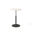 Simii Trellex Height-Adjustable Round Disc Base Laminate Table