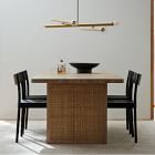 Yvette Woven Rectangle Dining Table (84")
