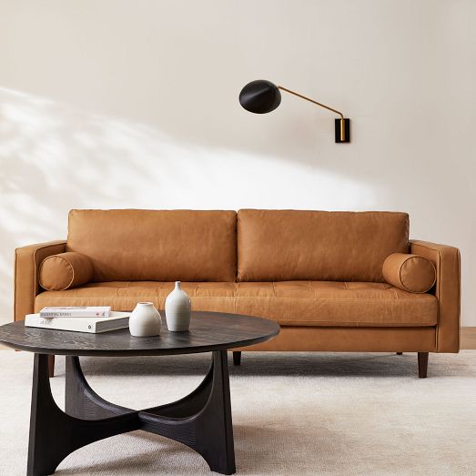 Drake Leather Sofa (76