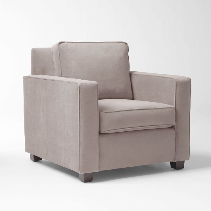 Henry® Armchair, Solid Wood Legs | West Elm