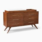 Wright 6-Drawer Wide Dresser with Removable Topper (60")
