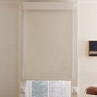 Custom Woven Basketweave Blackout Roller Shade