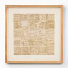 Pixelated Embroidery Wall Art