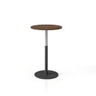 Simii Trellex Height-Adjustable Round Disc Base Laminate Table