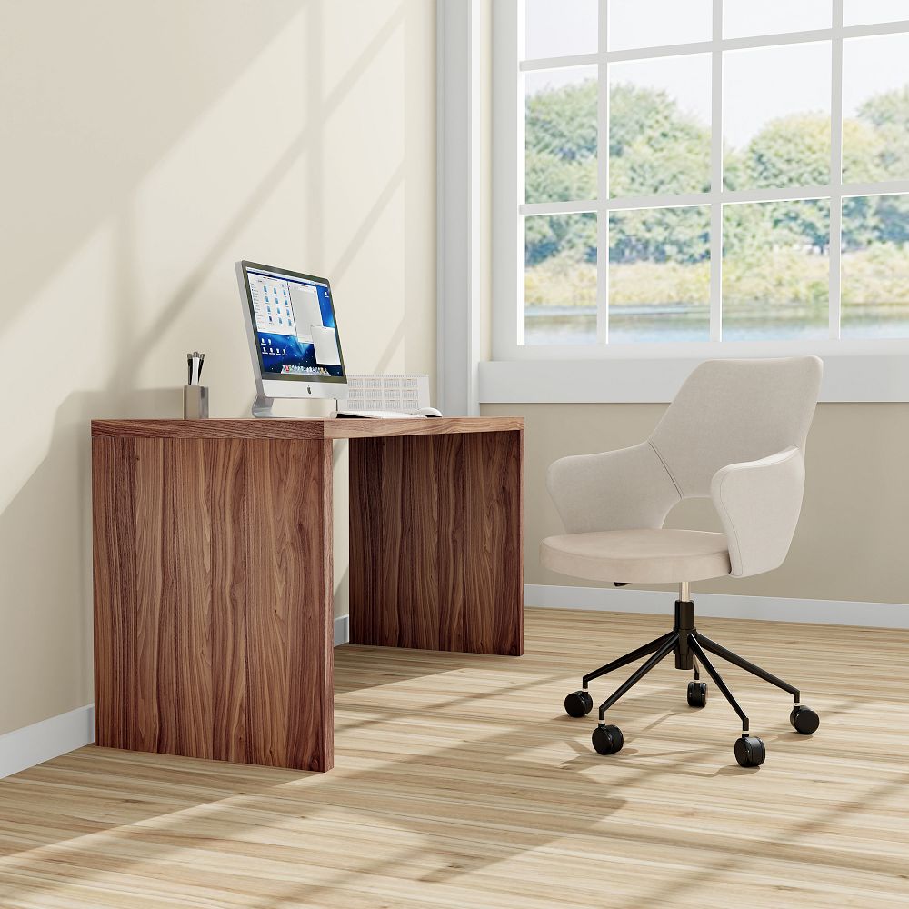 Upholstered Wraparound Office Chair by West Elm