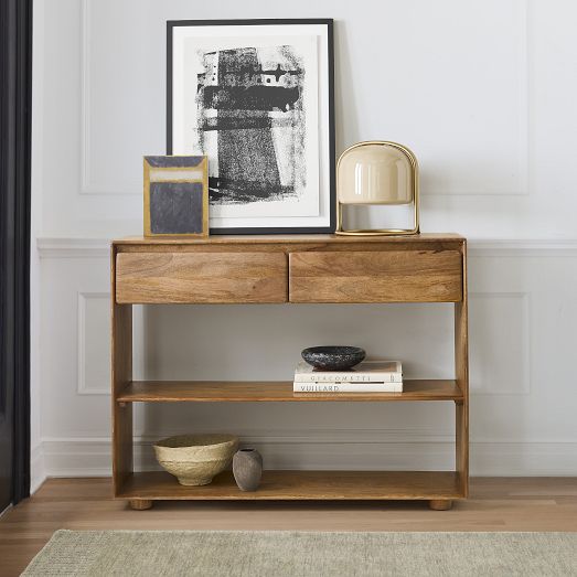 Anton Solid Wood Storage Console (42