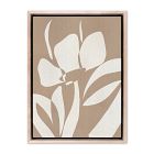 Muted Petals No. 3 Framed Wall Art by Shatha Al Dafai