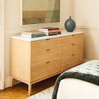 Parker Marble 6-Drawer Dresser (58"&ndash;72")